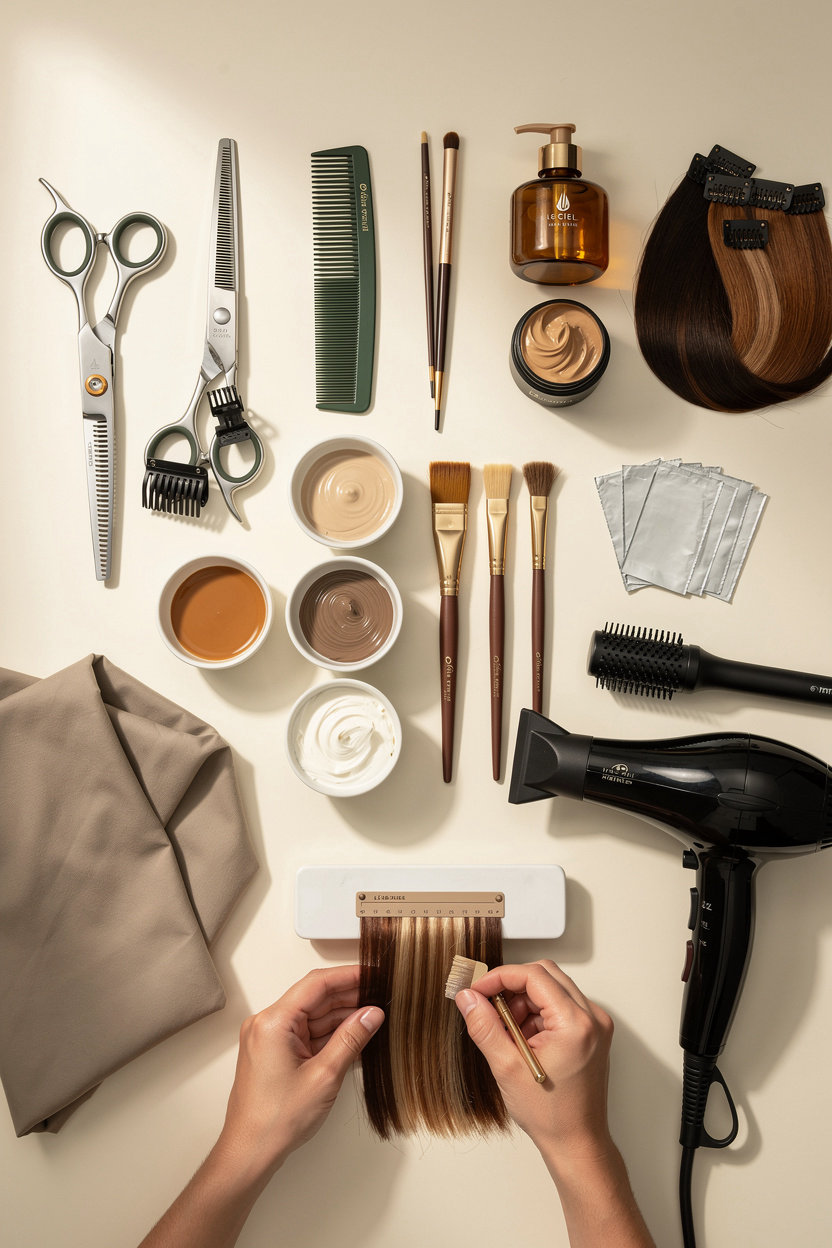 Le Ciel Hair Salon professional services showcasing colour, cuts, and styling expertise